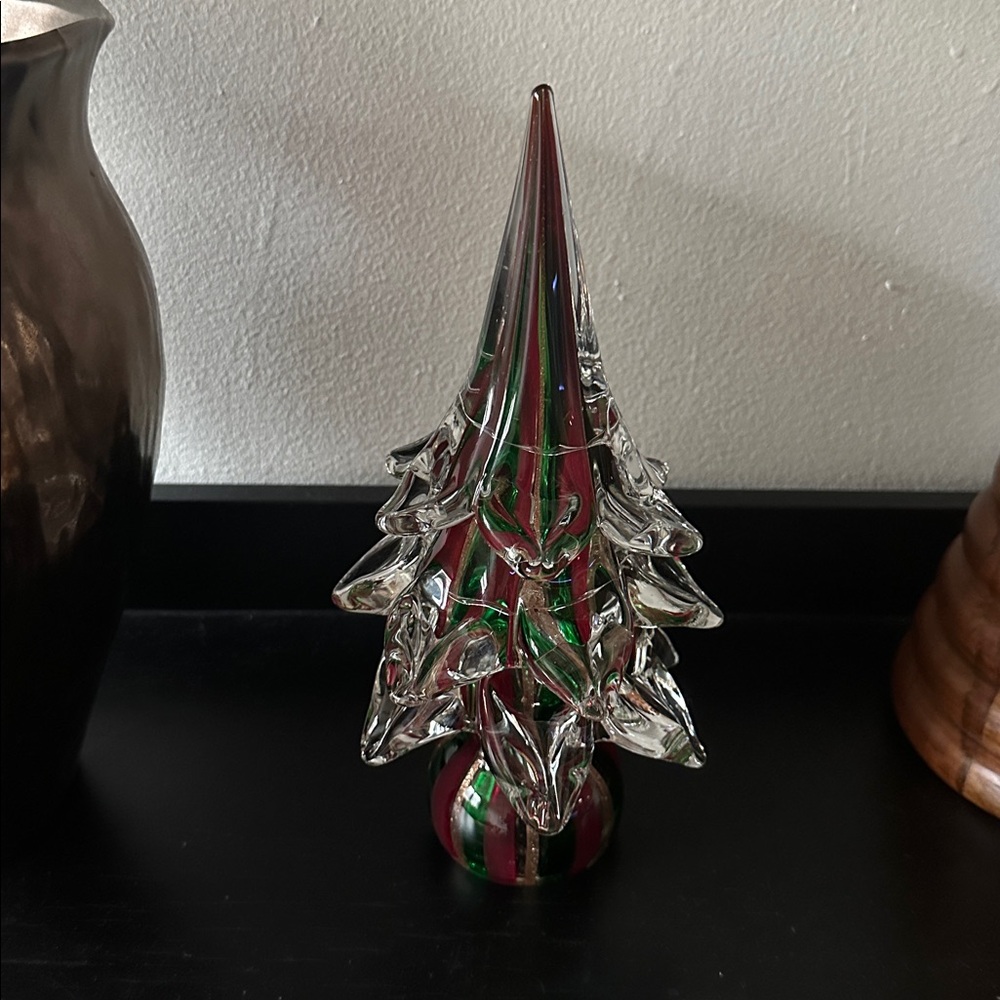 Handcrafted Multi-Colored Christmas Tree - Picture 2 of 5